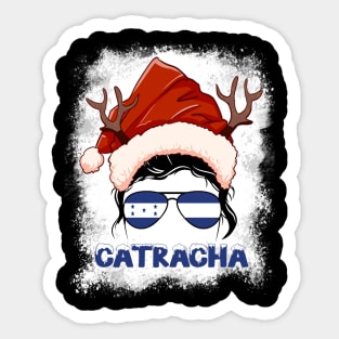 Honduras girl, Catracha Christmas gift , Regalo Navidad Honduras Sticker